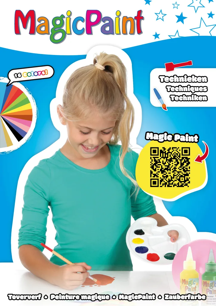 Accessoires Magic Paint - Brochure A4, 4 pagina's
